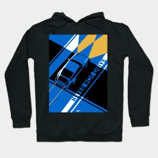 911 Turbo: Never Not Drive (Blue) Hoodie